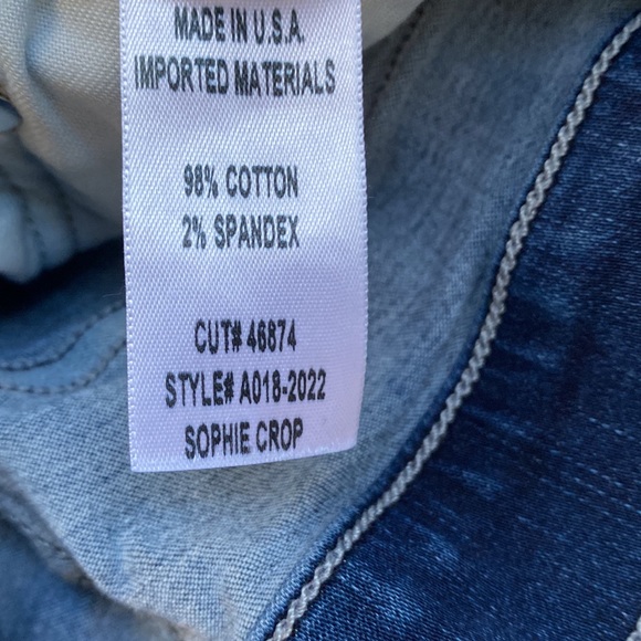 AGOLDE Sophie High Rise Skinny Crop Jeans Size 26 - Picture 7 of 16